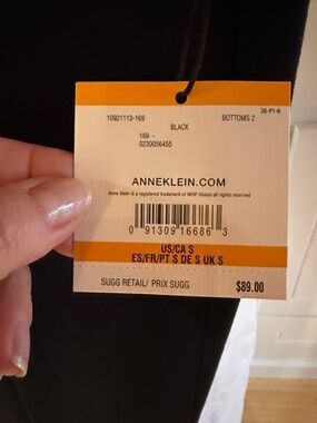 Anne Klein Black Trousers